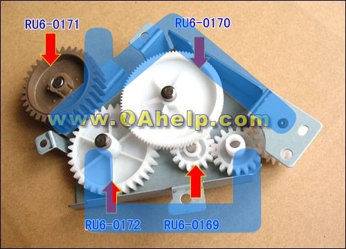 Узел привода печи (колебательный узел) HP LJ P4014/P4015/P4515 RC2-2432/RC2-2423 OEM