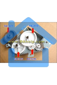 Узел привода печи (колебательный узел) HP LJ P4014/P4015/P4515 RC2-2432/RC2-2423 OEM