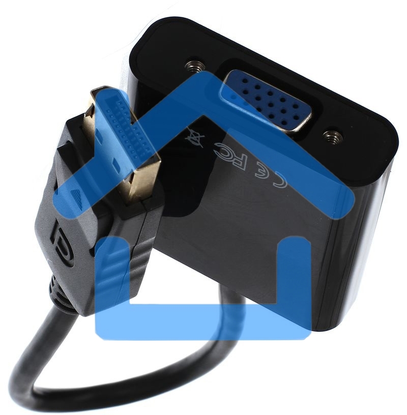 Кабель-переходник DP --> VGA-F 0,2m, Telecom (TA522)