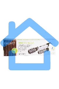 Фен-расческа Galaxy Line GL 4404, сиреневый с черным, 1200 Вт, 2 насадки (диаметр 50 мм и 30 мм), 2 направления вращения насадок, 2 скоростных режима, керамическое покрытие насадок, функция 