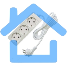 Удлинитель 3х3м с заземл. 10А IP20 2.2кВт Союз 481S-9303