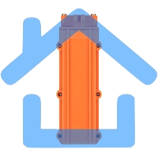 Пульт кнопочный Rexant ПК-4 на 4 кнопки IP54