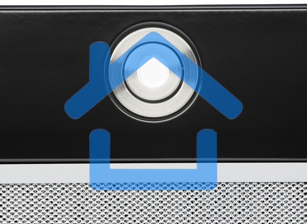 Вытяжка встраиваемая KRONA Runa 600 PB черный, 60 см, 845 куб. м/ч, 53 дБ