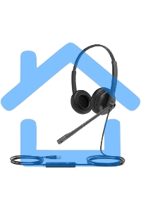 Гарнитура проводная Yealink UH34 Lite Dual UC