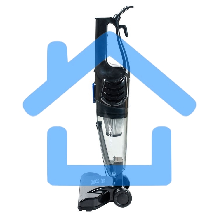 Пылесос вертикальный Endever VC-286 серый, питание от сети, 100 Вт, уборка сухая, пылесборник 1.9 л