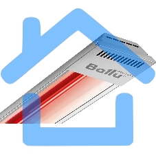 Обогреватель инфракрасный Ballu BIH-T-1.0-E серый, 1000 Вт, 10 м2