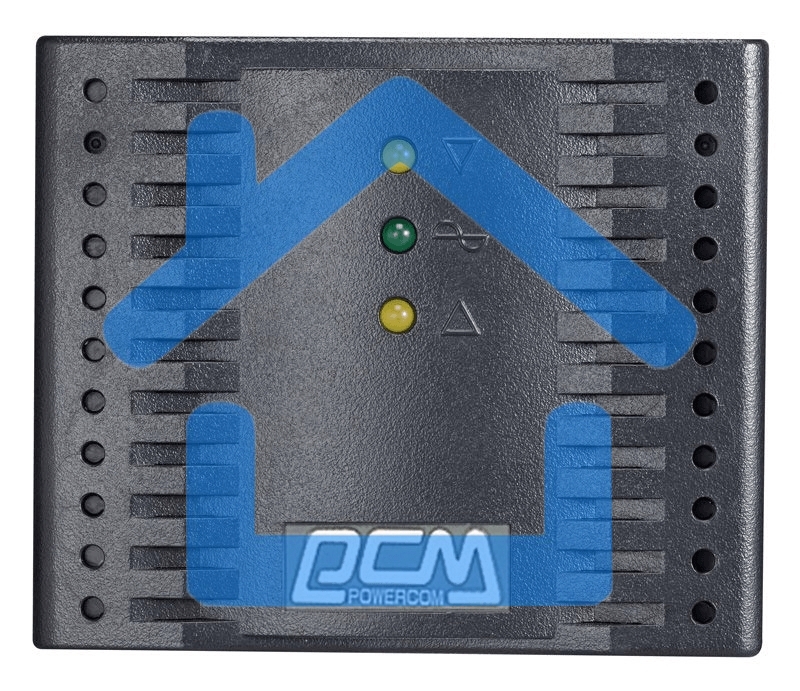 Стабилизатор напряжения Powercom Voltage Regulator, 3000VA, Black, Schuko