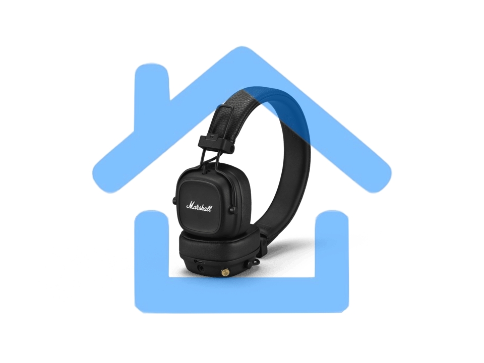 Гарнитура MARSHALL Bluetooth MAJOR IV черный