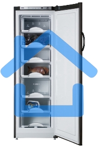 Морозильная камера Atlant M-7204-160, мокрый асфальт, 243л, 7 ящиков