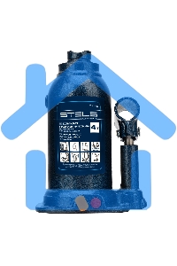 Домкрат гидравлический бутылочный телескопический, 4 т, подъем 170-420 мм Stels