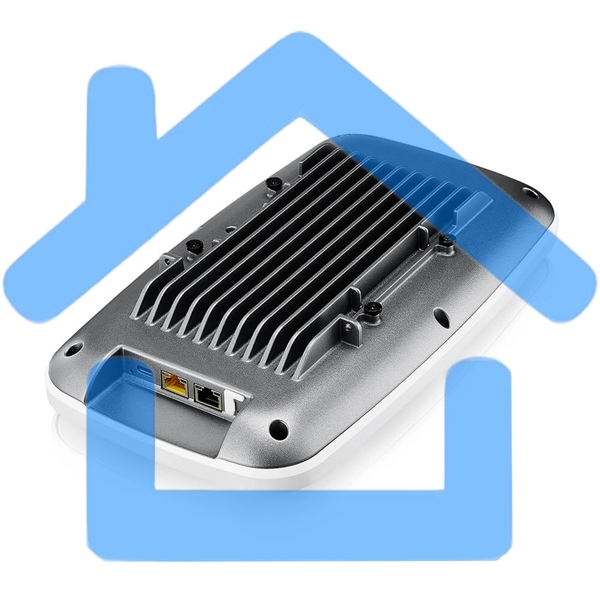 Точка доступа Zyxel NebulaFlex WBE660S, WiFi 7, 802.11a/b/g/n/ac/ax/be (2,4 и 5 ГГц), MU-MIMO, Smart Antenna, антенны 4x4, до 1376+8640 Мбит/с, 1xLAN 10GE, 1xLAN GE, PoE, защита от 4G/5G, BLE Beacon