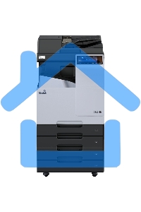 МФУ лазерное Sindoh D332e, A3, цветной, печ. 28 стр/мин., скан. до 55 стр/мин., 1800 x 600 dpi (печать) 600 x 600 dpi (скан.), Ethernet, USB (стартовые картриджи в комплект не входят, запуск АСЦ)