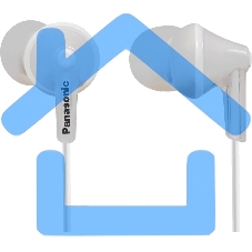 Наушники вкладыши Panasonic RP-HJE125E-W 1.1м белый проводные (в ушной раковине)