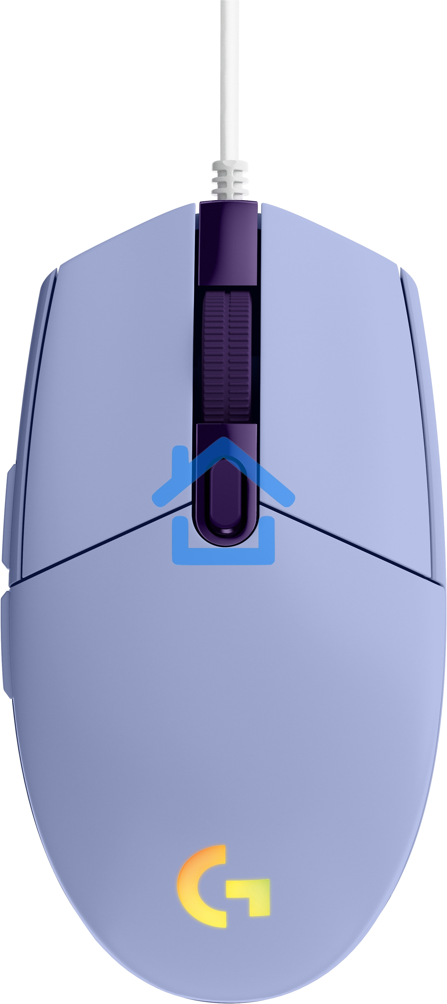Мышь проводная Logitech G102 LIGHTSYNC фиолетовый, 8000 dpi, USB, кнопки - 6