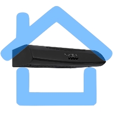 Вытяжка подвесная Gefest ВО 2601 К41 черный, 60 см, 300 куб. м/ч, 75 дБ