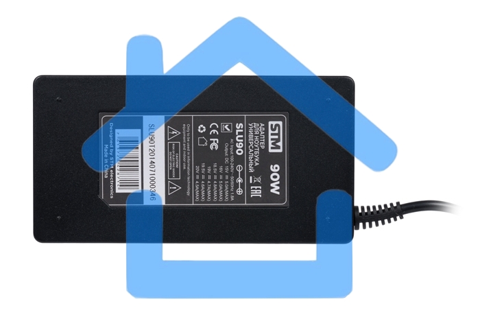 Универсальный адаптер для ноутбуков на 90Ватт/ NB Adapter STM SLU90, 90W, Car adapter
