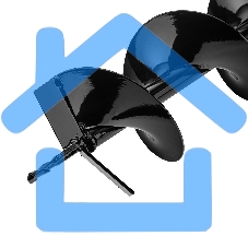 Шнек для грунта Denzel E-150, диаметр 15 0мм, длина 80 0мм, соединение 20 мм, несъемный нож