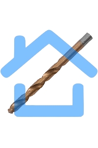 Сверло Matrix по металлу,10 мм, HSS, нитридтитановое покрытие, цилиндрический хвостовик