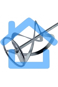 Насадка для миксера, для легких растворов,140 х 590 мм, оцинкованная,хвостовик резьба М14 Сибртех