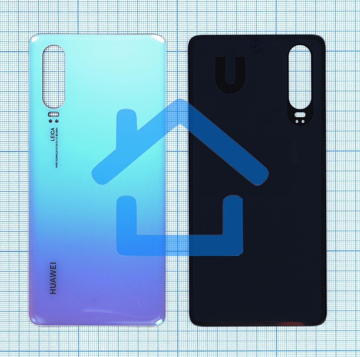 Задняя крышка для Huawei P30  голубой