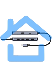 Концентратор USB-C Cudy UH500, 1 USB-C 3.0, 1x 4K@30Hz HDMI Port, 1x 100W USB-C port for PD Charging, 4x USB-A (UH500)