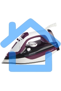 Утюг Galaxy Line GL 6108, бордовый с белым, паровой, 2400 Вт, постоянный пар 50 г/мин, паровой удар 230 г/мин, функции: автоотключение, самоочистка, антикапля, антинакипь, вертикальное отпаривание, индикатор автоотключения, индикатор нагрева, функция увла