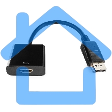Переходник DisplayPort - HDMI Cablexpert A-DPM-HDMIF-002, 20M/19F, пакет