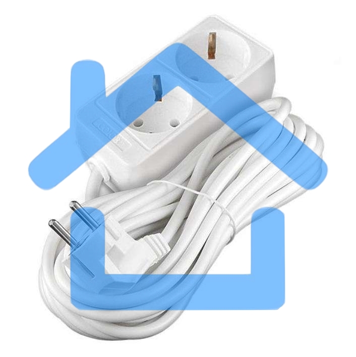 Удлинитель 2х3м с заземл. 10А IP20 2.2кВт Союз 481S-9203