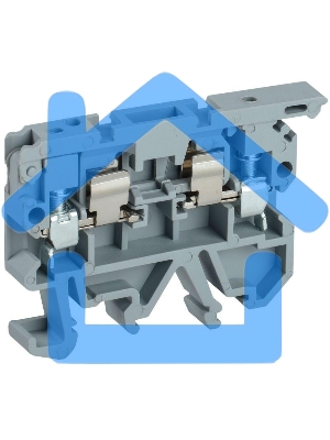 Клемма винтовая КВИ-4-П с держат. предохр. 5х20 сер. IEK YZN30-004F-K02