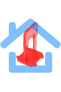 Система выравнивания плитки СВП (клипса/зажим и клин 40/40 шт.) Rexant