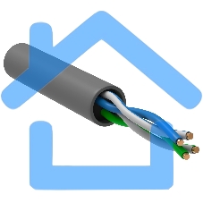 Кабель связи витая пара U/UTP кат. 5E 2 пары PVC 1м сер. GENERICA ITK BC1-C5E02-111-305-G Кабель связи витая пара U/UTP кат. 5E 2 пары PVC 1м сер. GENERICA ITK BC1-C5E02-111-305-G