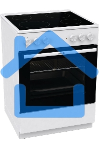 Плита электрическая Gorenje GEC6A11WG белый, конфорок 4 шт, духовка 65 л, 60 см x 85 см x 60 см