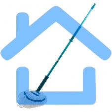 Швабра отжимная скручиванием 120 см, насадка из микрофибры, 120 г, HomePalisad