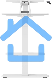 Подстолье Cactus CS-EDLF-WT каркас белый
