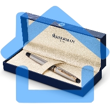 Ручка перьевая Waterman Expert 3 (CWS0951940) Stainless Steel GT F сталь, подарочная коробка