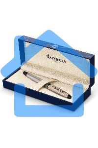 Ручка перьевая Waterman Expert 3 (CWS0951940) Stainless Steel GT F сталь, подарочная коробка