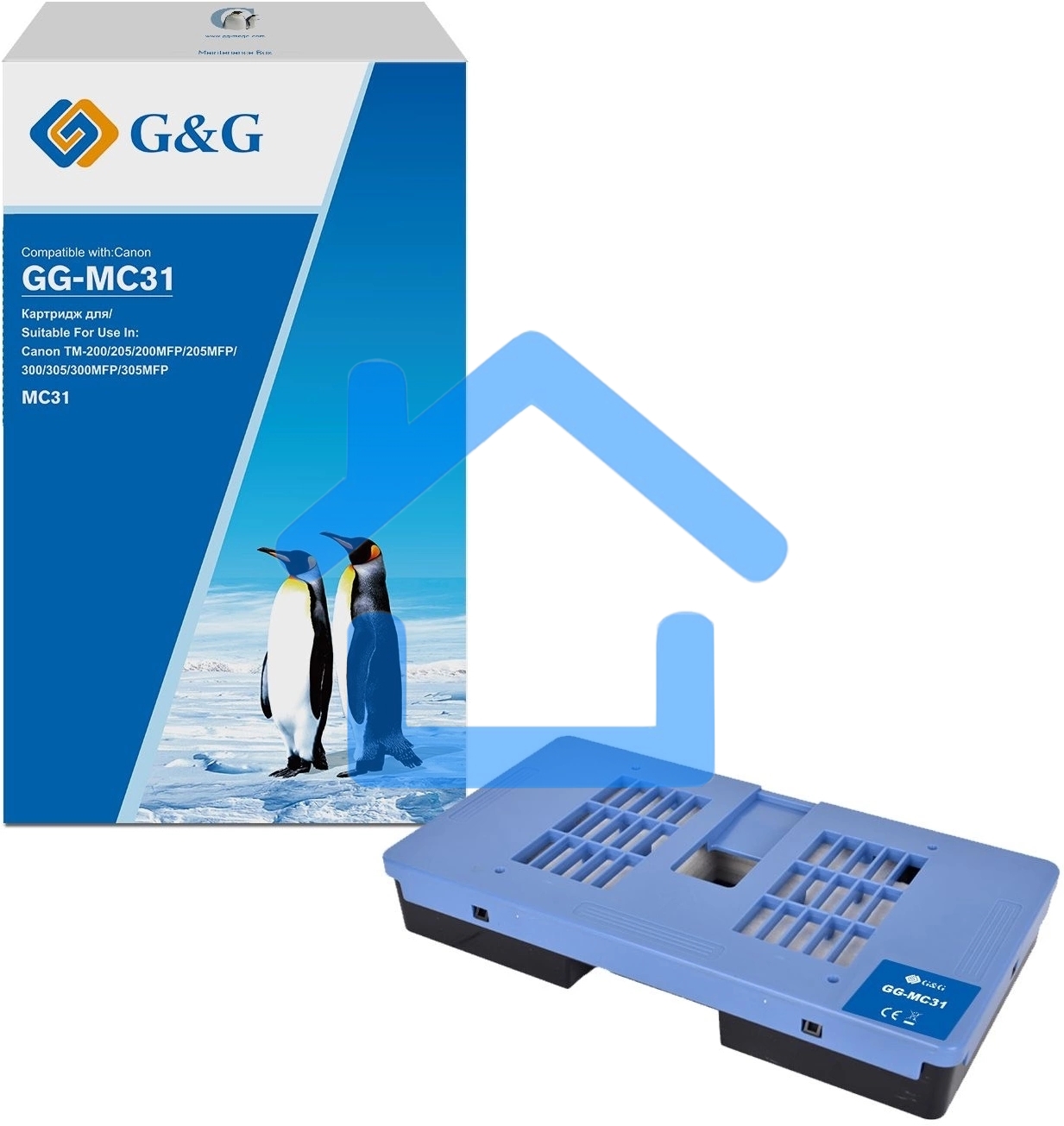 Бункер G&G GG-MC31 (MC31) для Canon TM-200/205/200MFP/205MFP/300/305/300MFP/305MFP