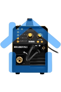 Аппарат инвертор. полуавтомат. cварки Denzel IMIG-200SP Pulse, 200 А, ПВ 60%, катушка 5 кг