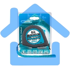 Рулетка GROSS 31104''ergonomisch'' 8м x 25мм магнитный обрезиненный зацеп