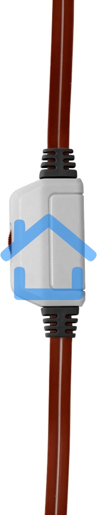 Наушники Defender Warhead G-120 красный/белый кабель 2 м