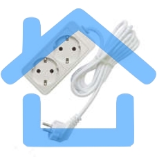 Удлинитель 2х10м с заземл. 10А IP20 2.2кВт Союз 481S-9210