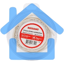 Трубка термоусаживаемая 3.0/1.5мм бел. ролик 2.44м Rexant 29-0001