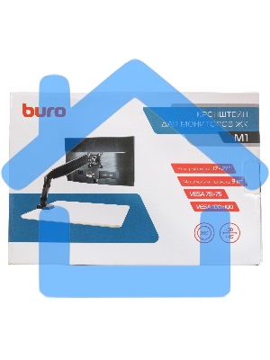 Кронштейн для мониторов ЖК Buro M1 черный 15
