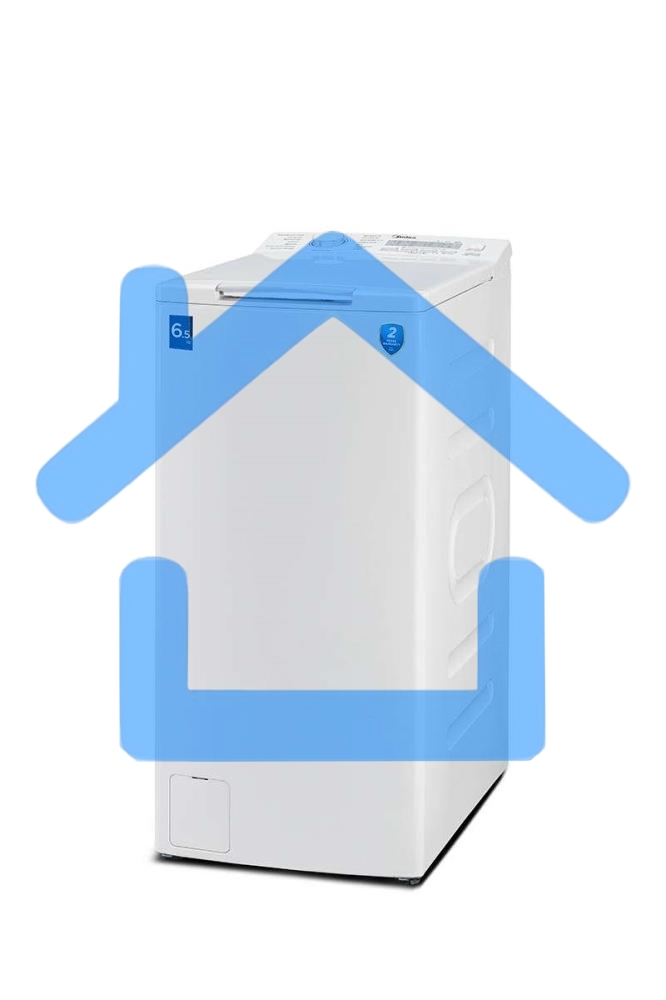 Стиральная машина Midea MFE11W65/W-C белая, загрузка вертикальная 6.5кг, 1600 об/мин., класс: A+++