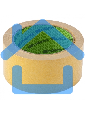 Лента клейкая двусторонняя, 50 мм х 5 м, на полипропиленовой основе Сибртех