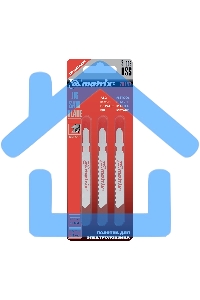 Полотна для электролобзика Matrix по металлу, 3 шт., 50 х 1,2мм, HSS, EU- хвостовик