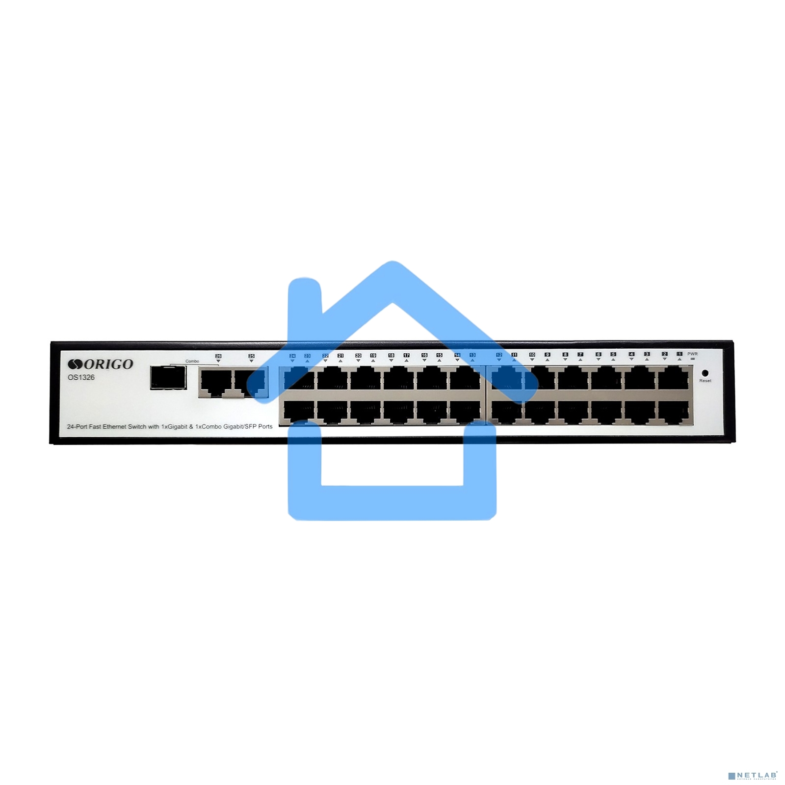 Настраиваемый L2-коммутатор ORIGO OS1326/A1A 24x100Base-TX, 1x1000Base-T, 1xCombo 1000Base-T/SFP