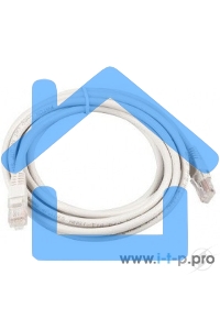 Патч-корд UTP кат. 5e, 1м ExeGate серый