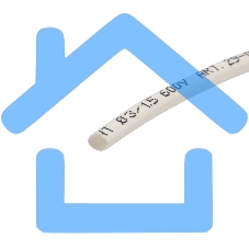 Трубка термоусаживаемая 3.0/1.5мм бел. ролик 2.44м Rexant 29-0001