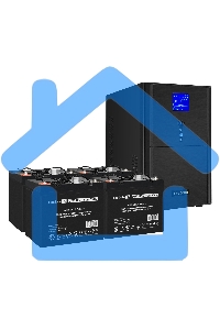 Комплект ИБП EX295991RUS + батарея 55Aч EX285667RUS 4шт (инвертор, синус, для котла) ExeGate SineTower SZ-5000.LCD.AVR.2SH.1C13.T.RJ.USB <5000VA/4000W, чистый синусоида, LCD дисплей, AVR, 2*Schuko+1*C13+клеммы, RJ45/11, USB, линейно-интерактивный, черный>